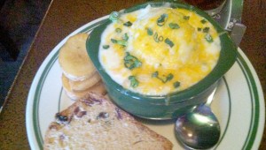 COMFORT FOOD: The famous Shepherd’s Pie at 9 Irish Brothers hit the spot. It was the perfect meal for a cold snowy day.